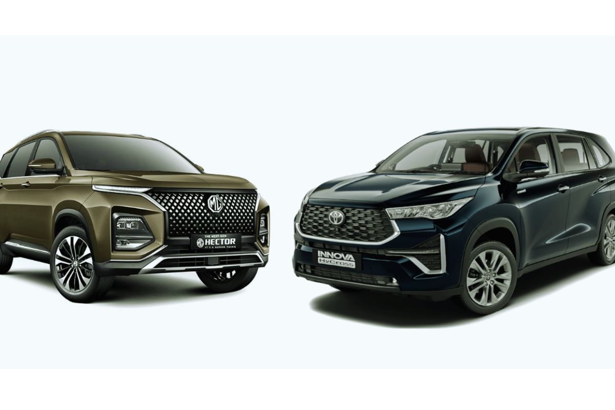 MG Hector and Toyota Hycross