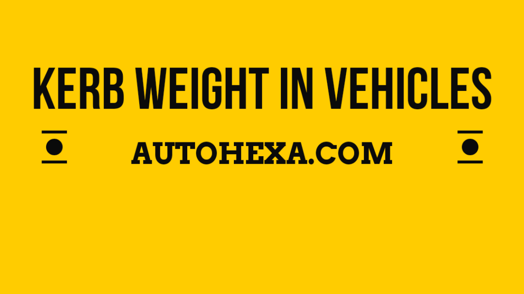 Kerb Weight of All Models - Honda, Mahindra, Kia, and Toyota