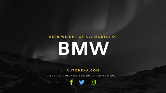 Kerb Weight of BMW X1, X4