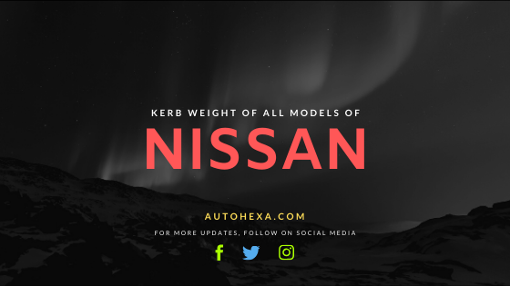 Kerb Weight of Nissan Kicks
