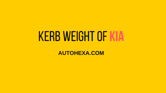 Kerb Weight of KIA Seltos