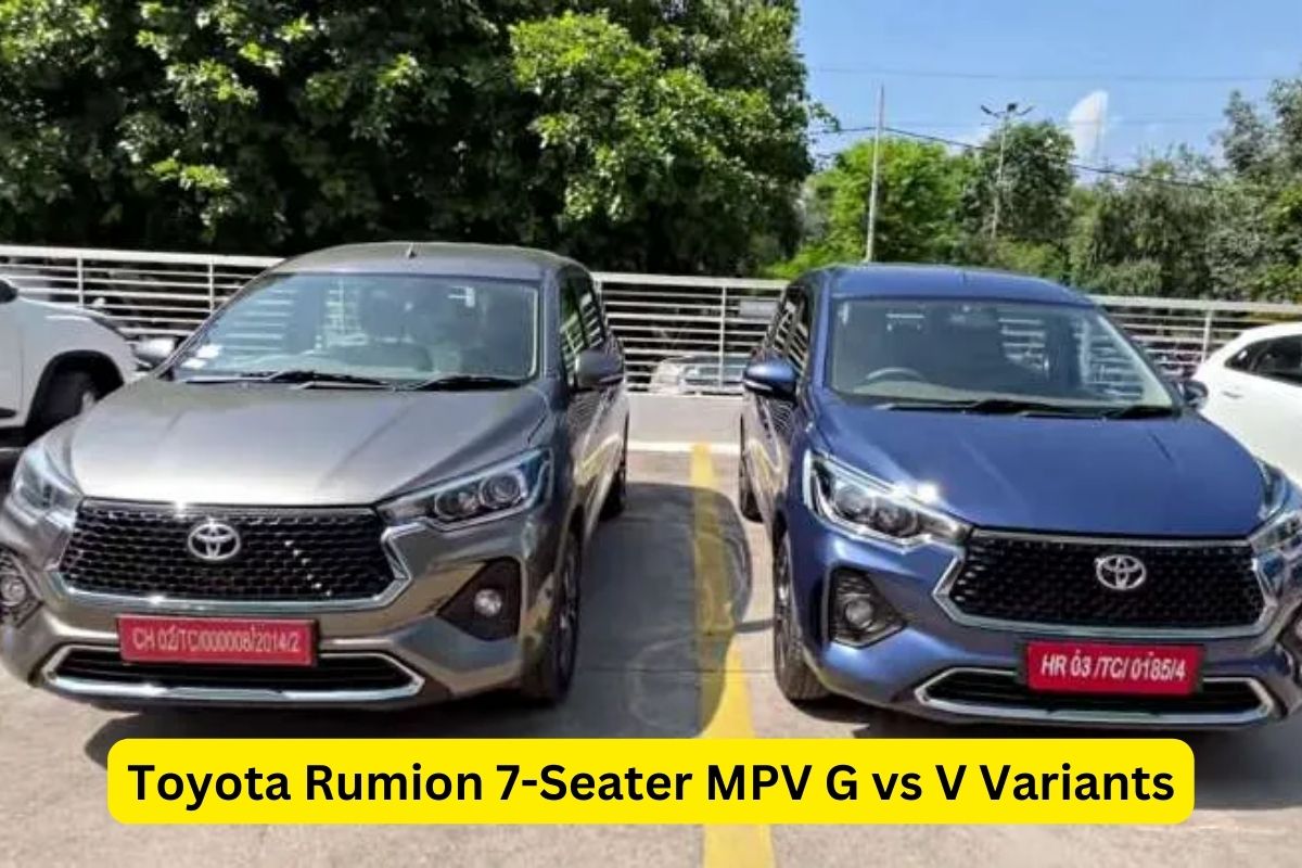 Toyota Rumion 7-Seater MPV G vs V Variants: Video Comparison - Auto Hexa